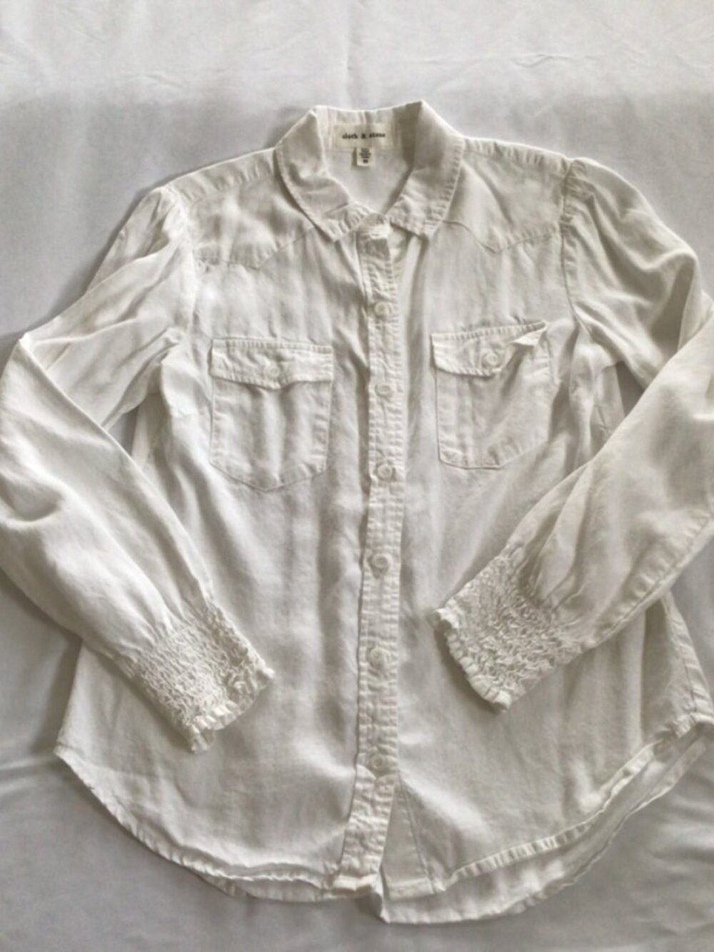 Cloth & Stone Soft Western Button up Shirt Size XS